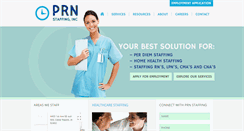 Desktop Screenshot of prn-staffing.com